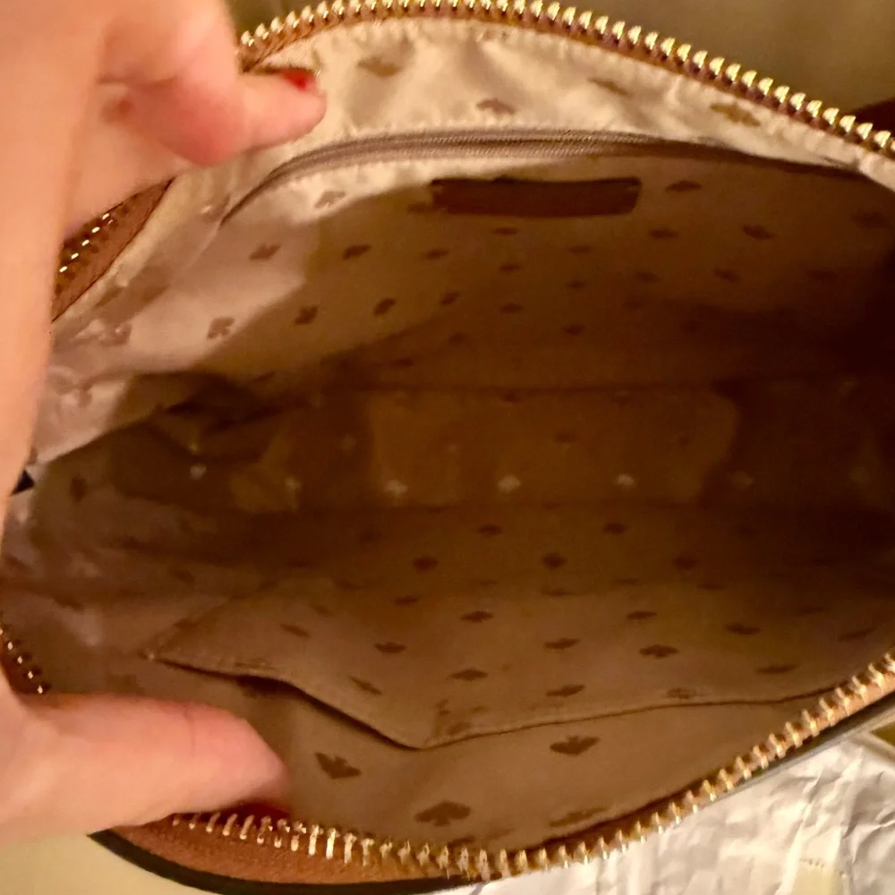 Kate Spade New York Rosie Large pebbled leather brown crossbody bag - Picture 5 of 13